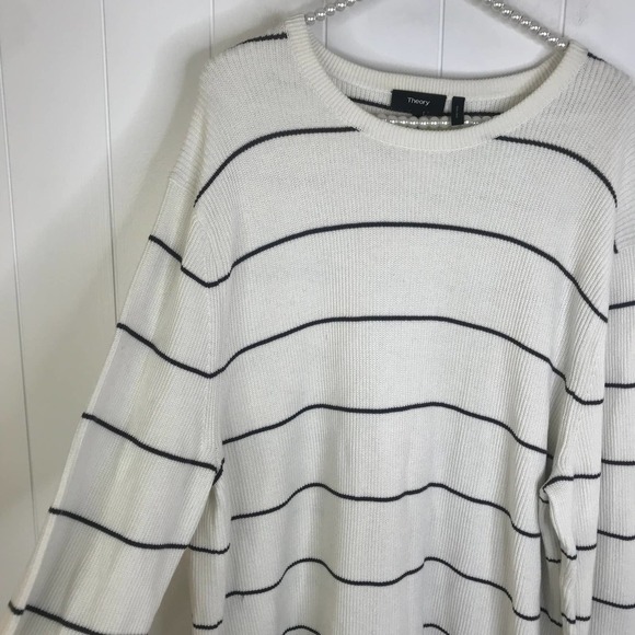 Theory [Ronnel‎ Breach] Stripe Crewneck Sweater SZ XXL - Picture 2 of 7